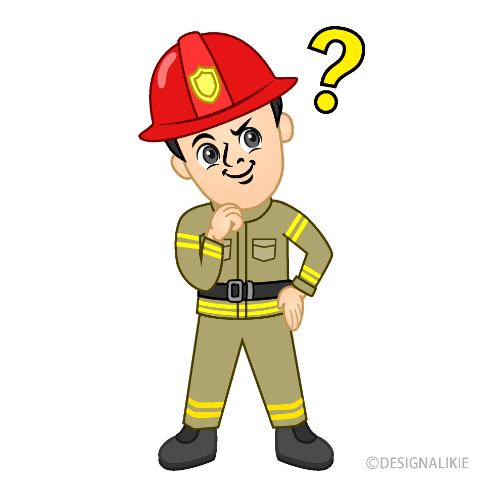 Bombero Pensando