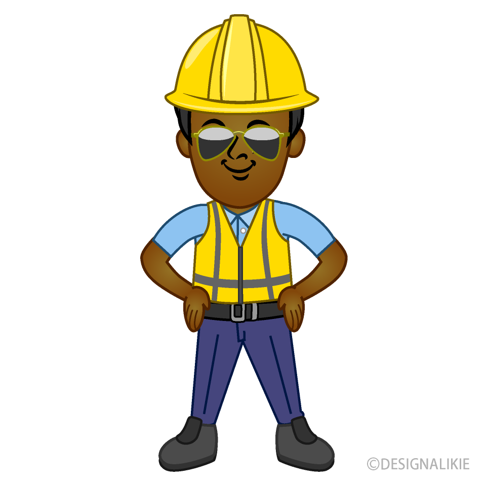 Yellow Engineer with Sunglasses