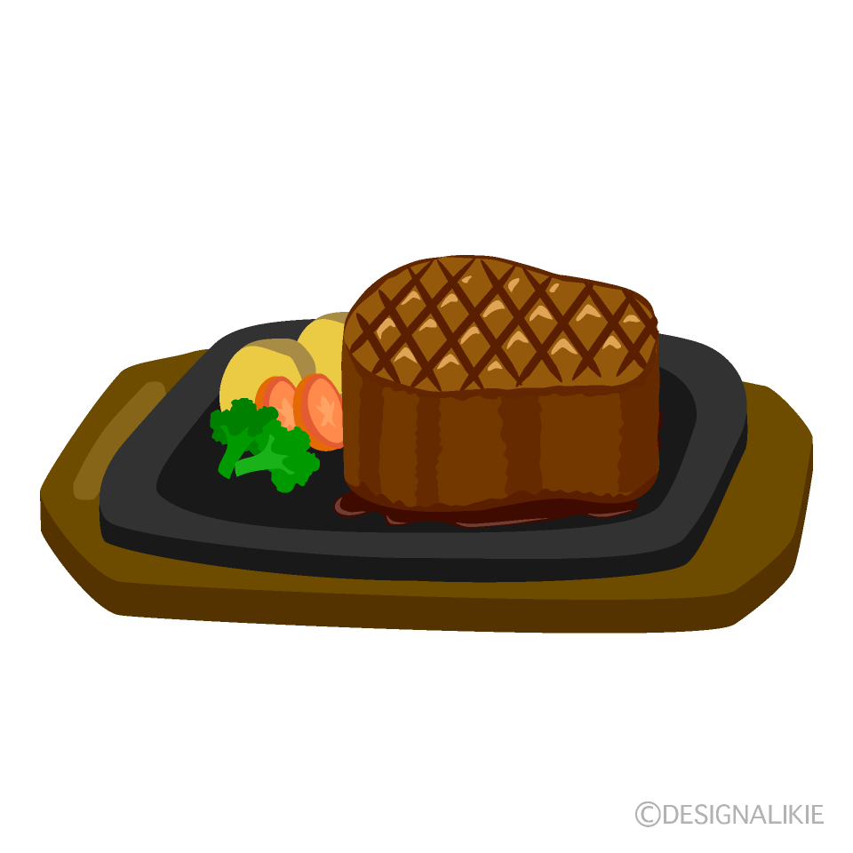 Filete Grueso en Plato Chisporroteante