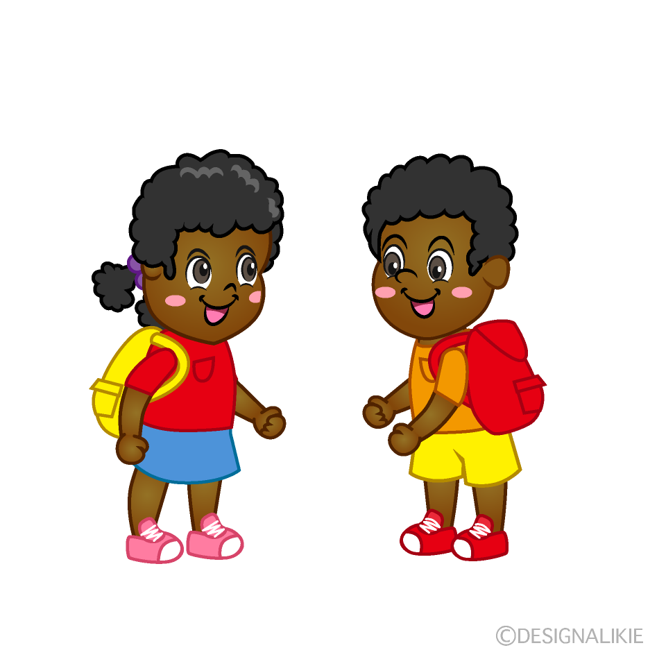 Kids Talking and Walking