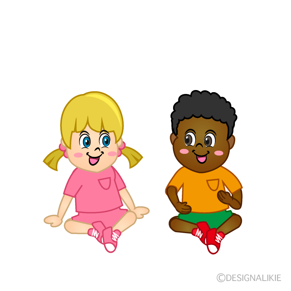 Kids Sitting and Talking