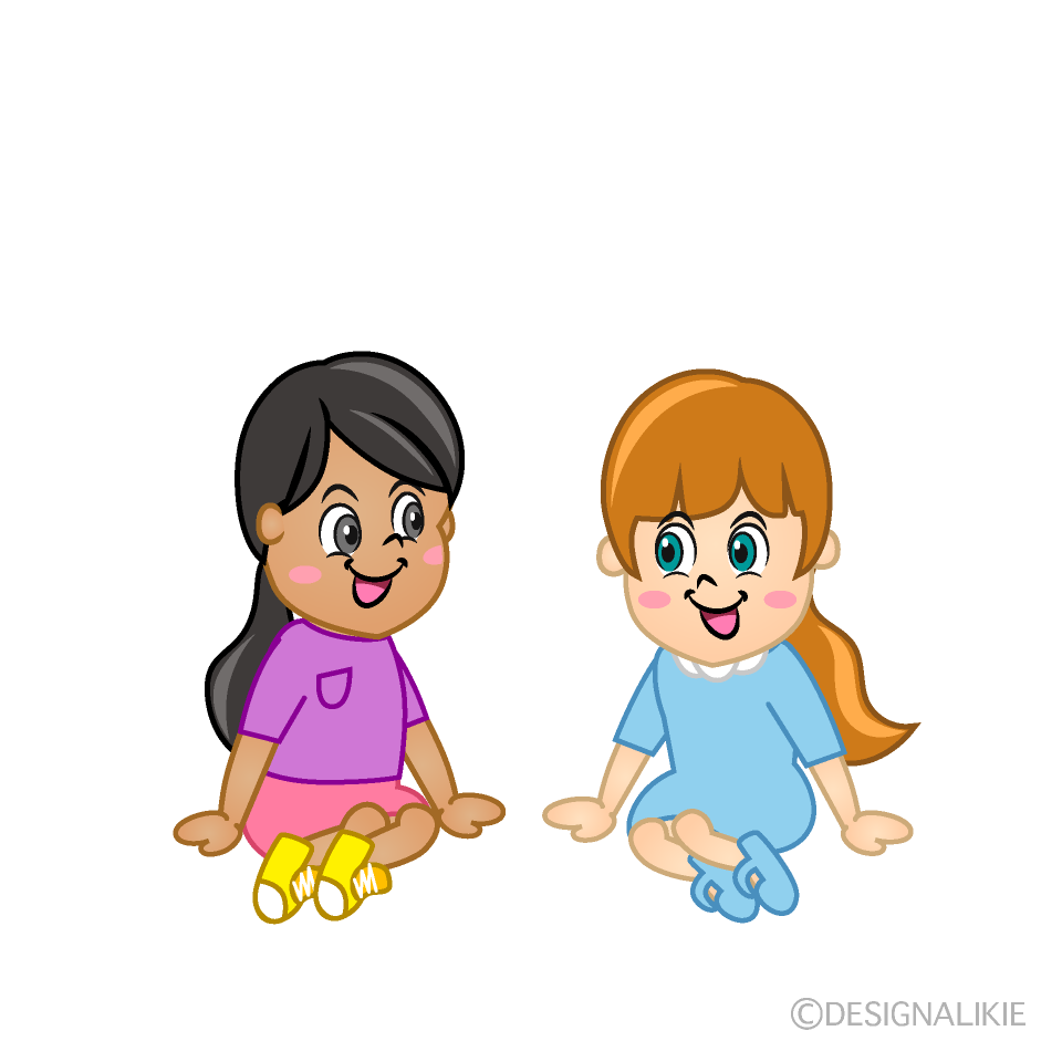 Girls Sitting and Talking