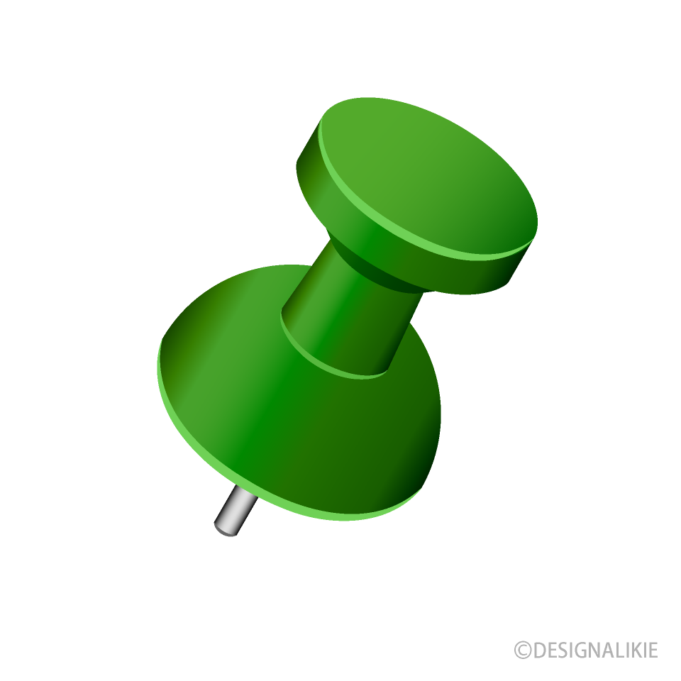 Green Pushpin