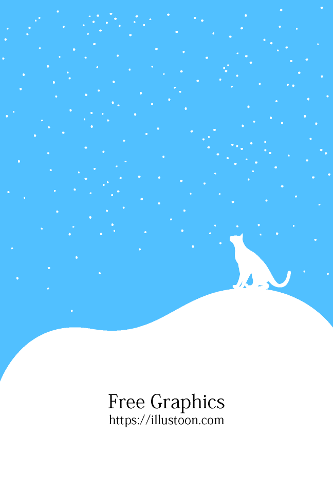Snow and white cat graphics card
