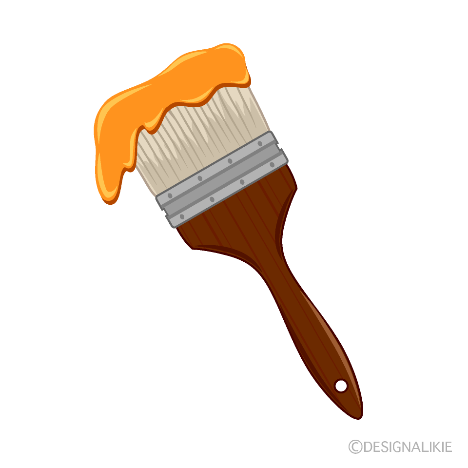 Orange Paintbrush