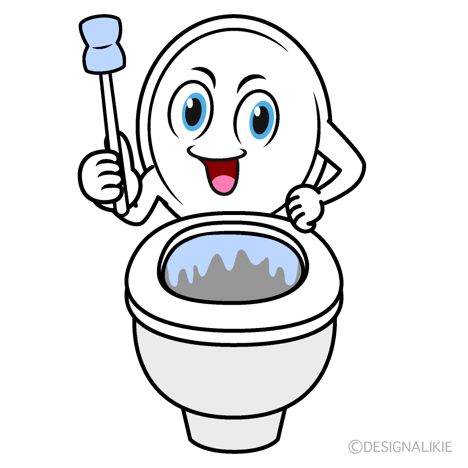 Cleaning Toilet Bowl