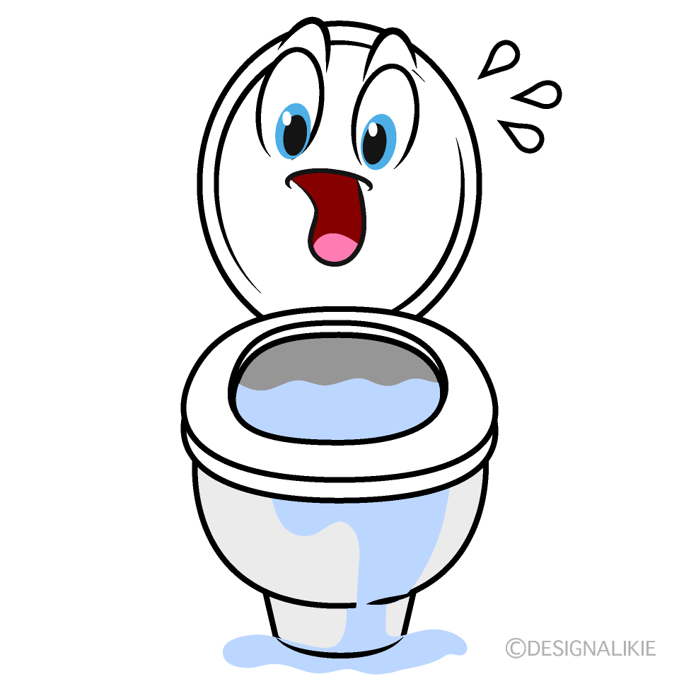 Panicked Toilet Bowl