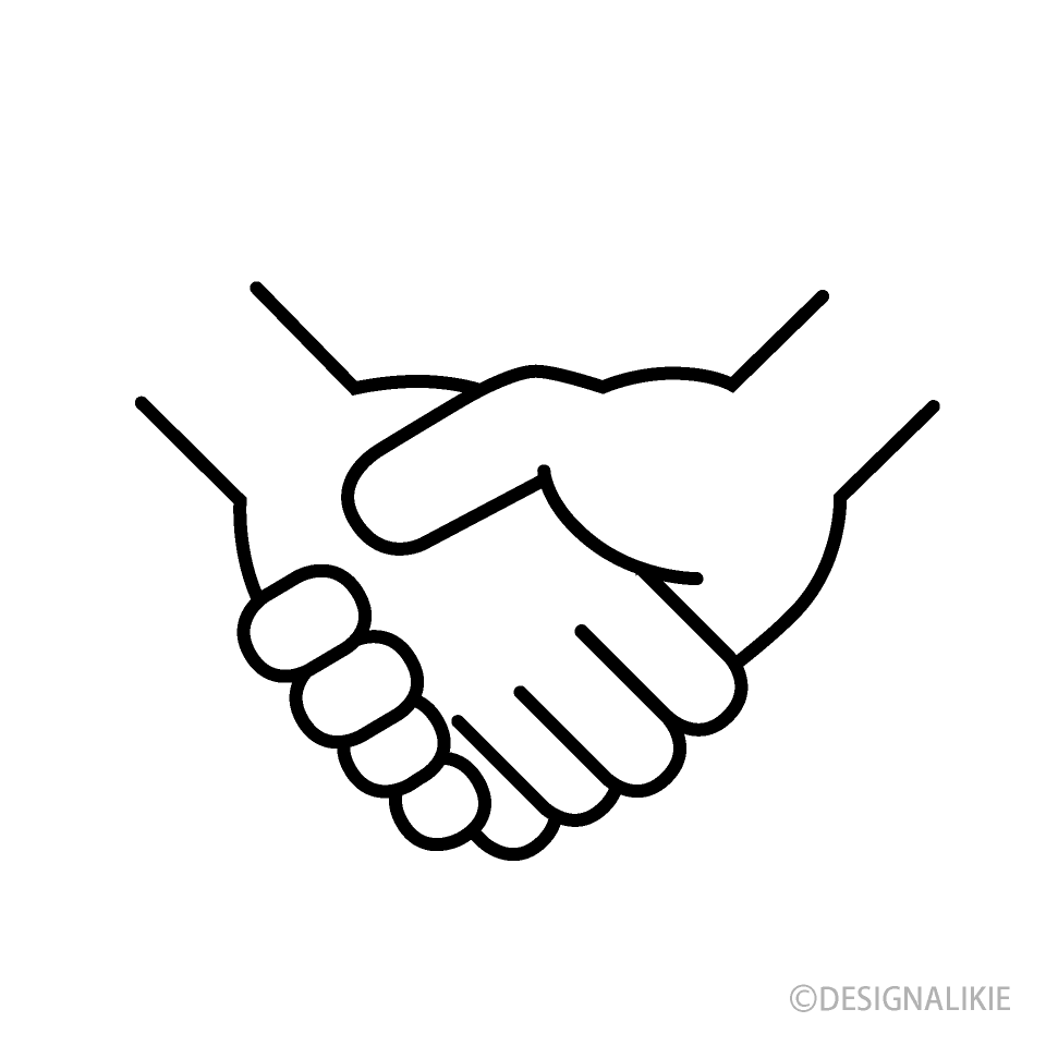 Handshake Black and White