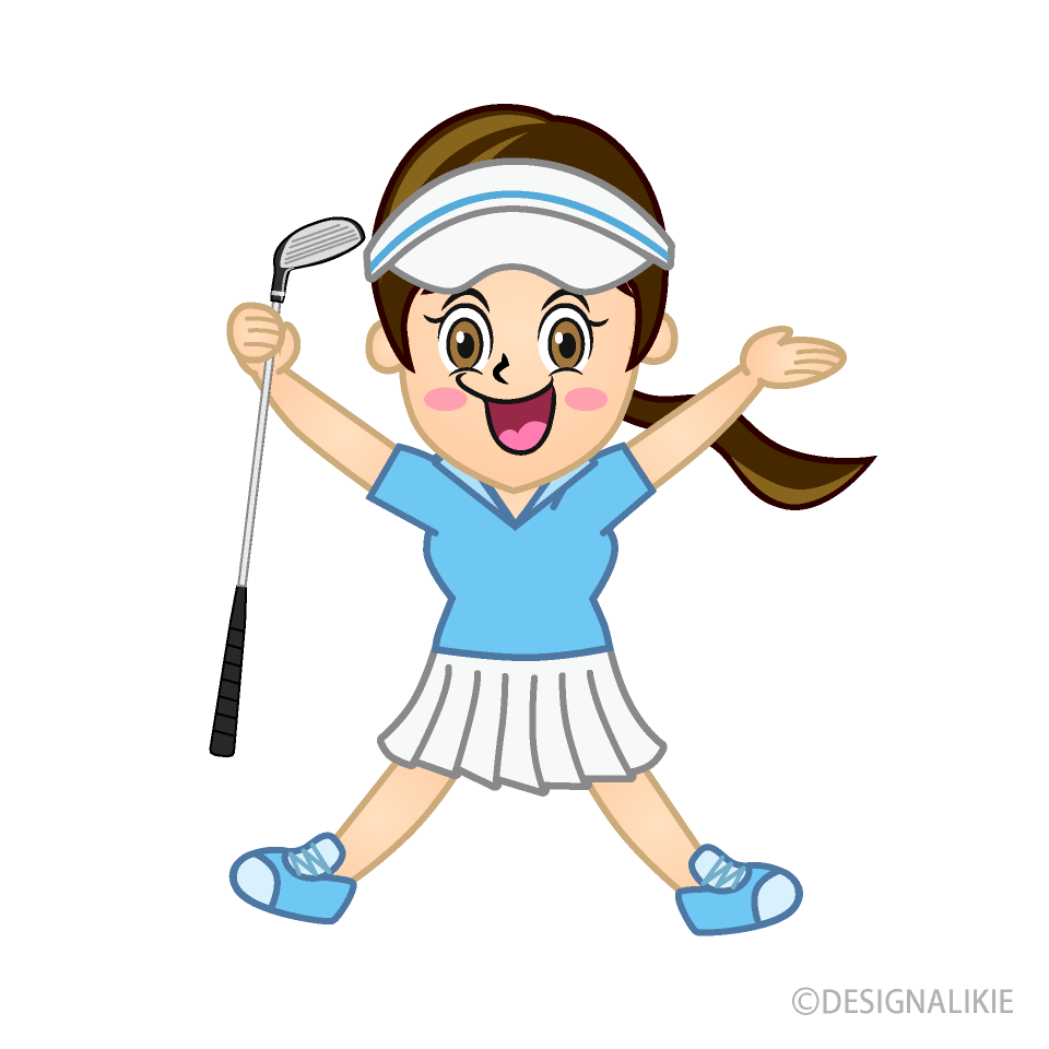 Amazing Woman Golfer