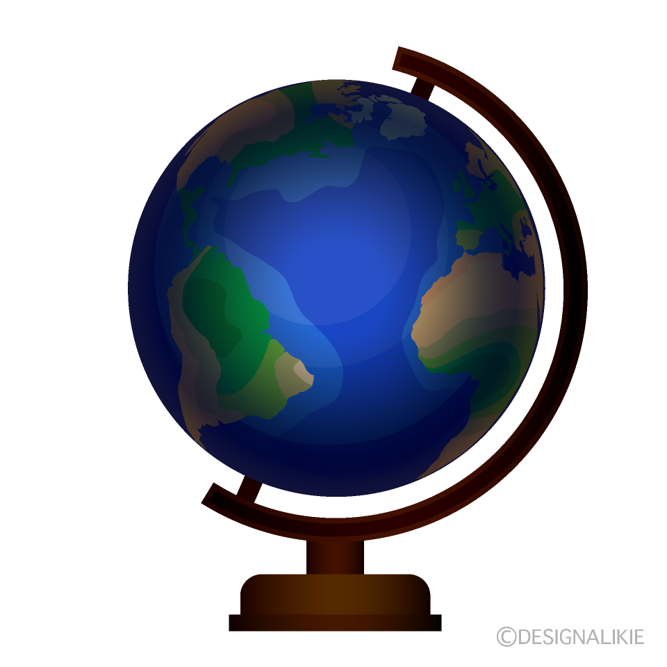 Black Background Globe