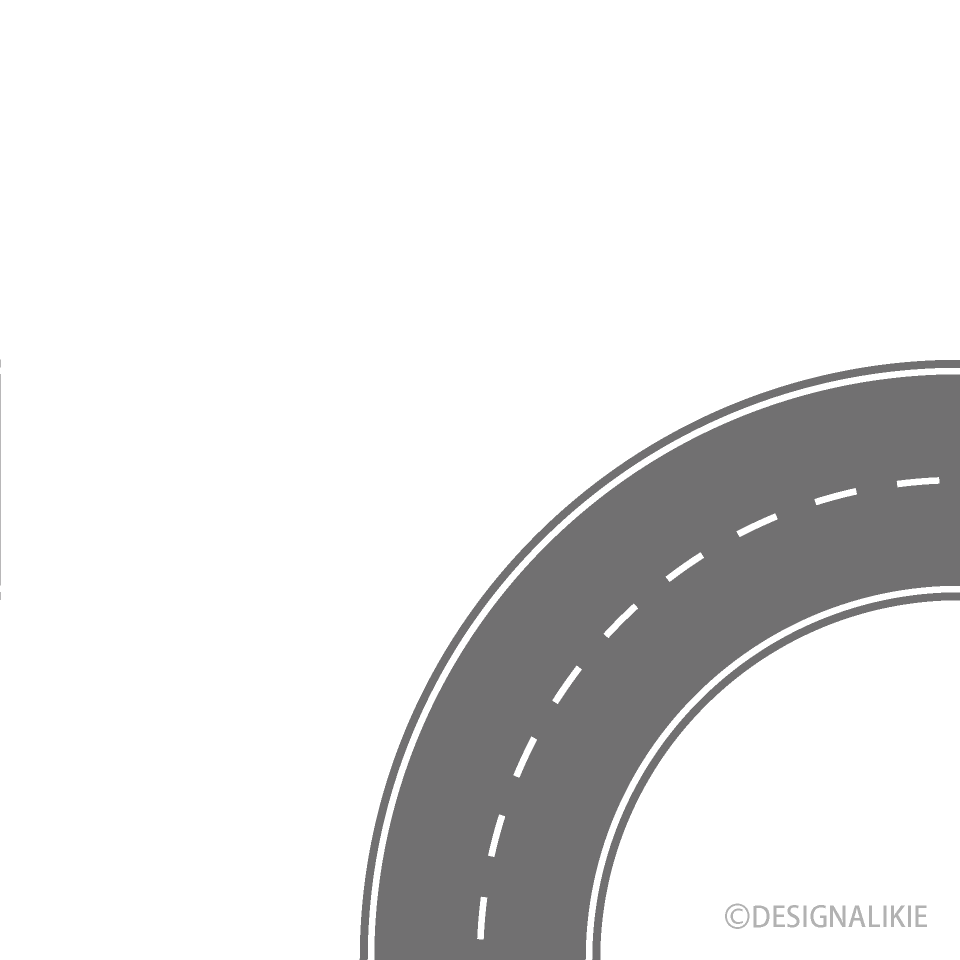 Right-curved Road (Top)