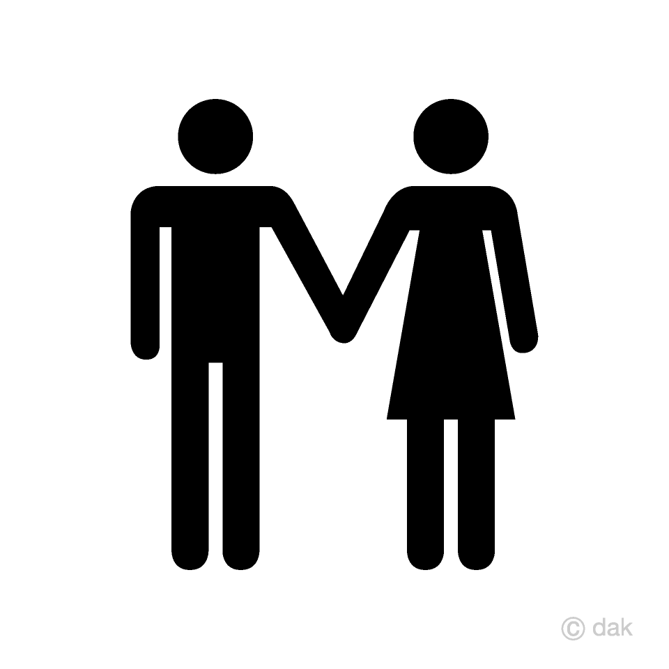 Hands holding Man and Woman