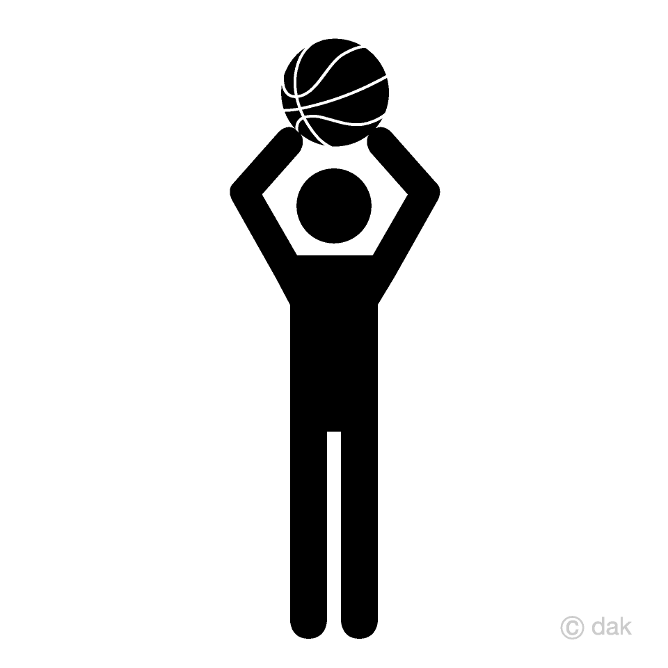 Basketball Shoot Pictogram