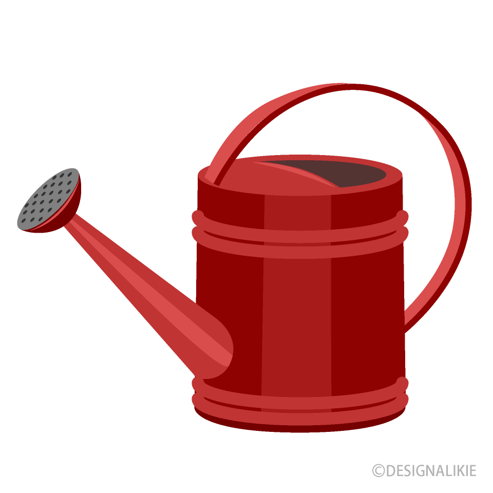 Red Watering Can