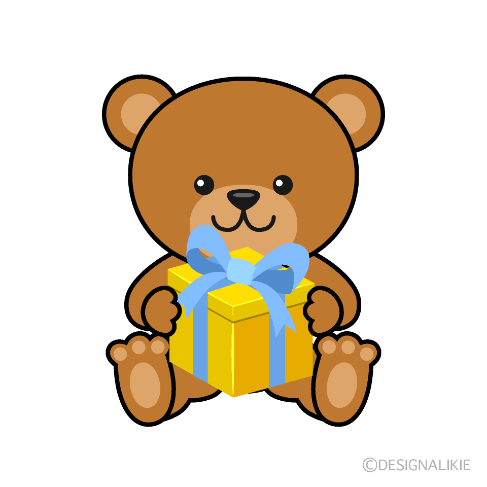 Teddy Bear with Gift Box