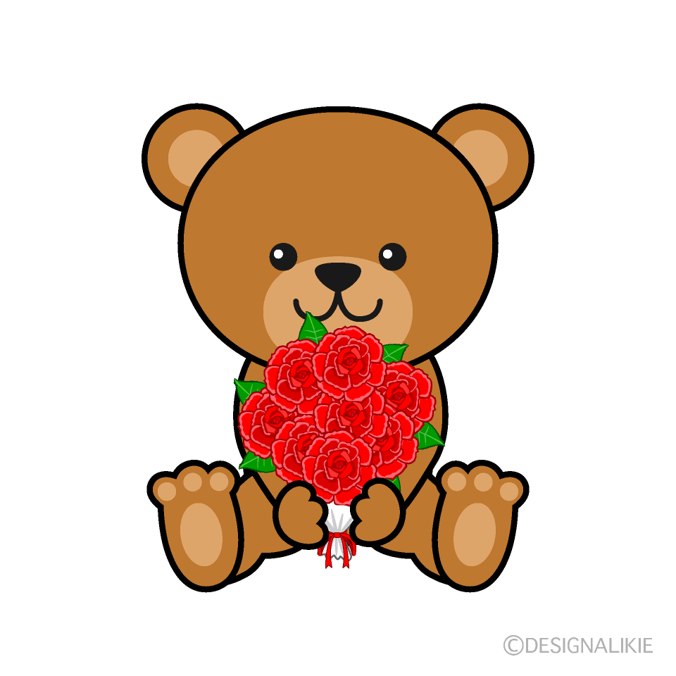 Teddy Bear with Rose