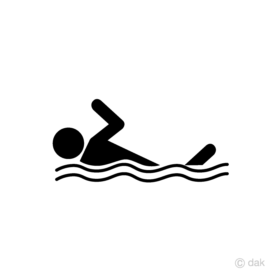 Swimmer Pictogram