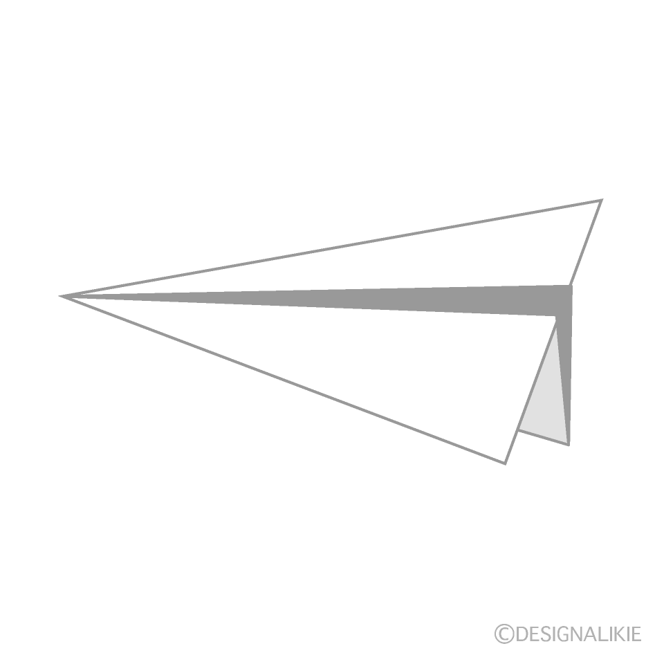 Paper Airplane from Side