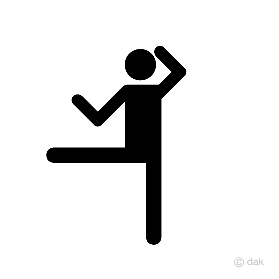 Fighter Kick Pictogram