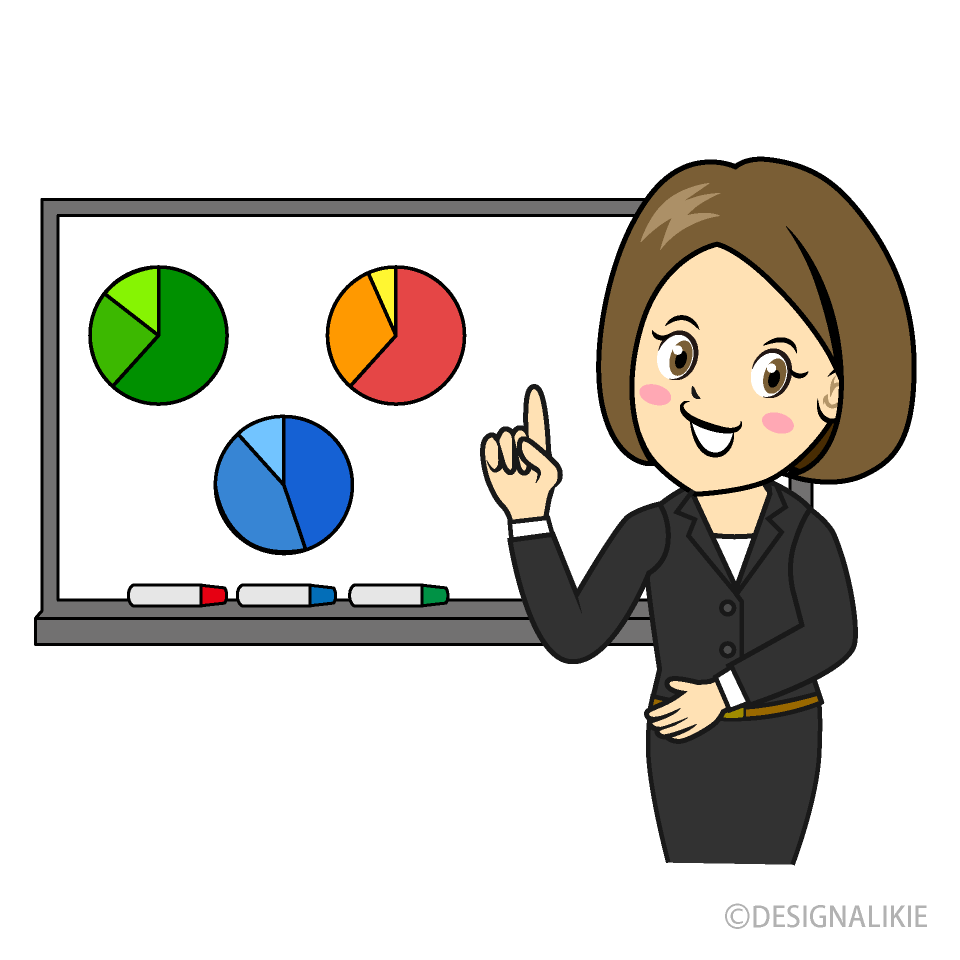 Businesswoman Presentation with Pointer