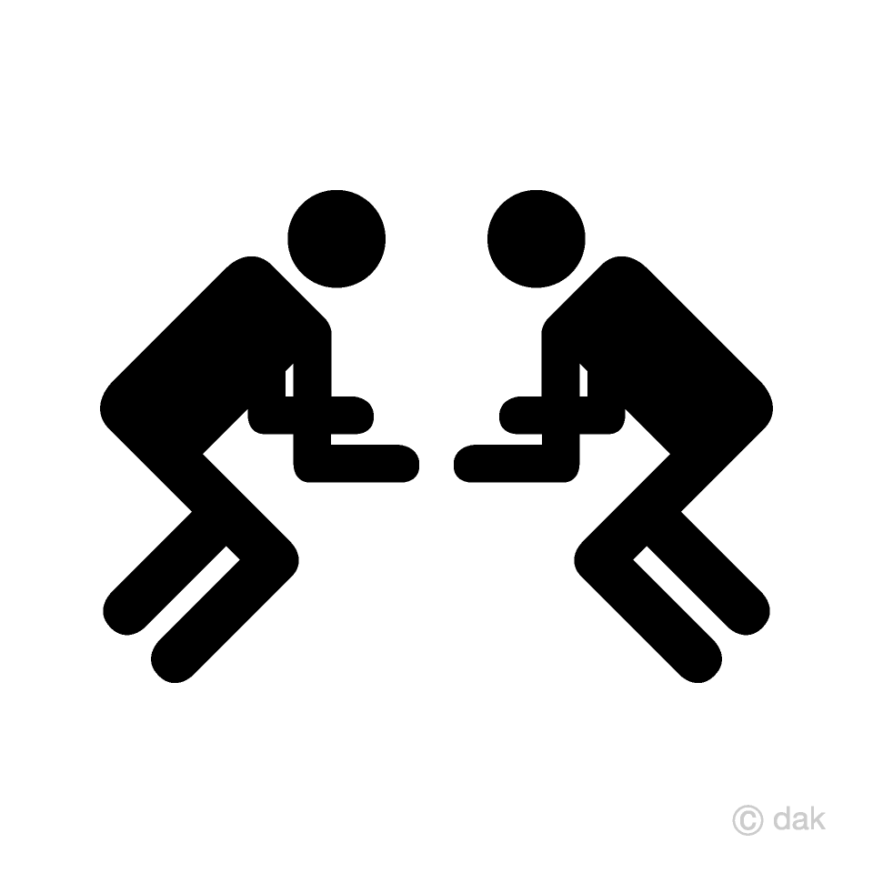 Wrestler Pictogram