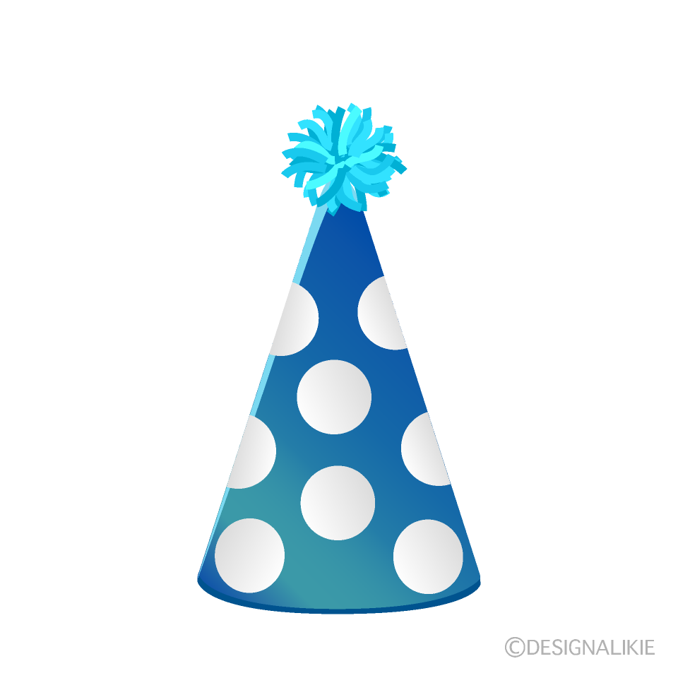 Blue Dots Party Hat