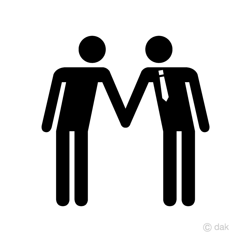 Shake Hands Businessman Pictogram