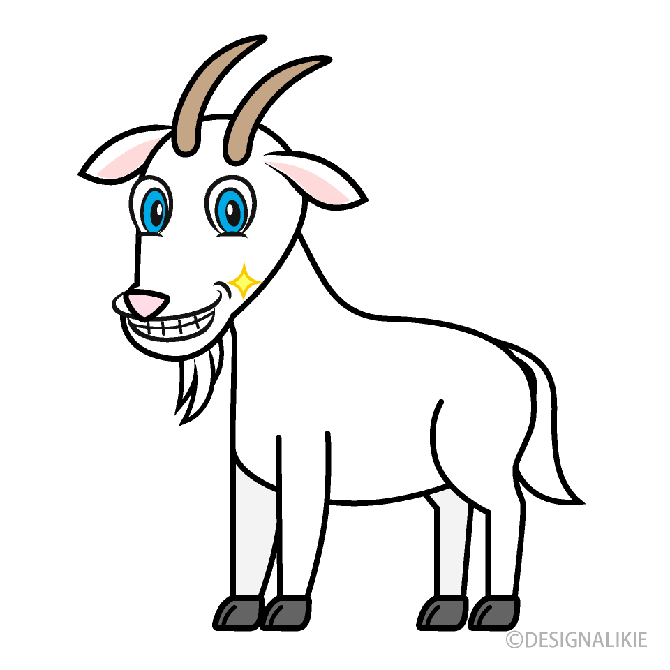 Goat Grinning