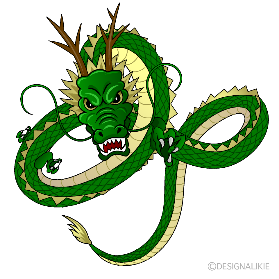 Undulating Japanese Dragon