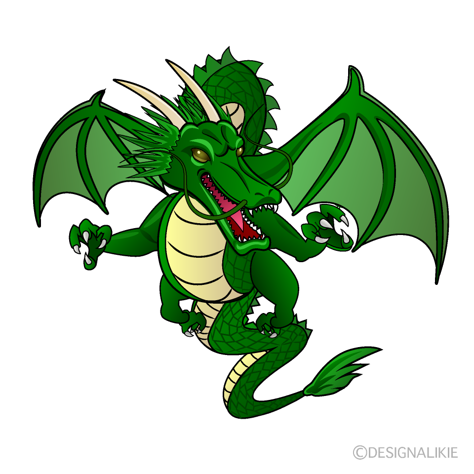 Cool Dragon Flying