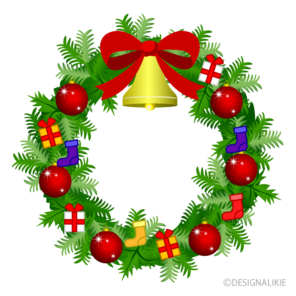 Christmas Wreath with Gift Box