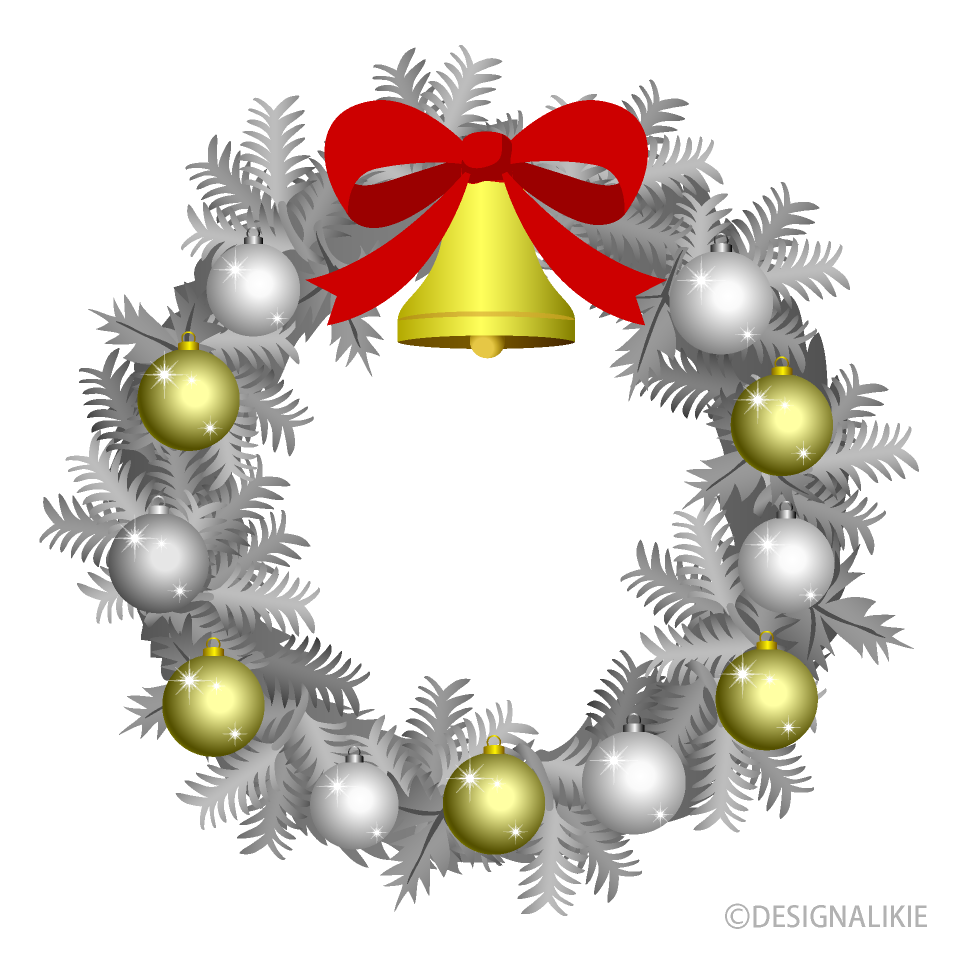 Silver Christmas Wreath