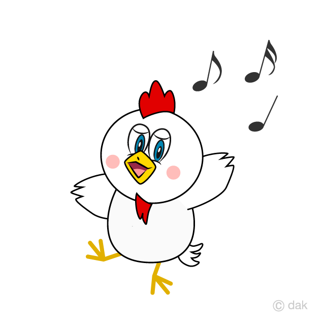 Pollo bailando
