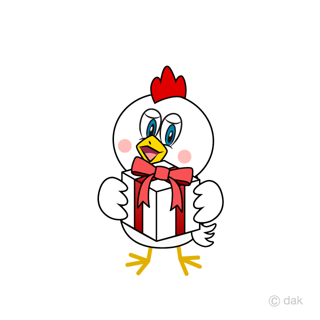 Dar un pingüino de caja de regalo