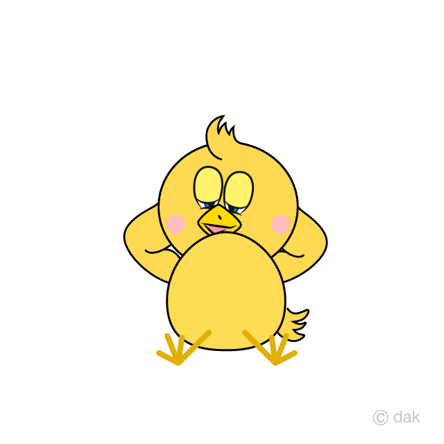 Pollito dormido