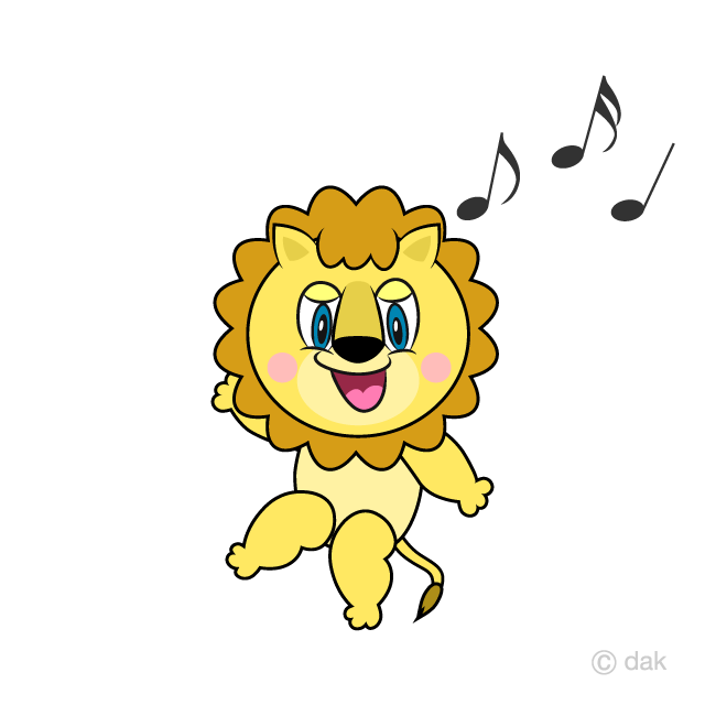 León bailando