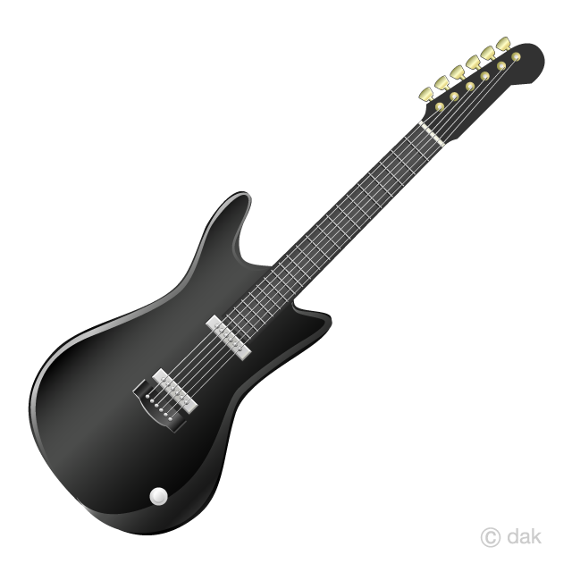 Black Electric Guitar