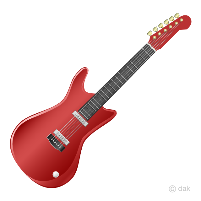 Red Electric Guitar