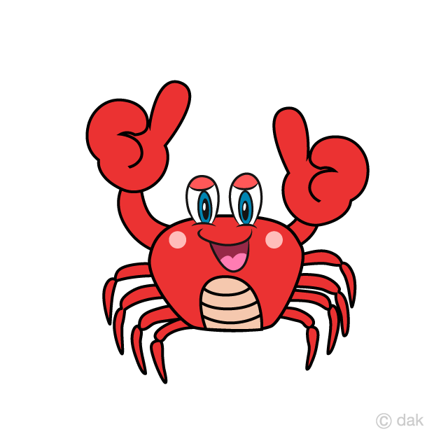 Thumbs up Crab