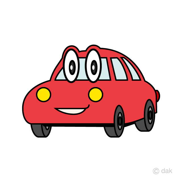 Cute Red Car