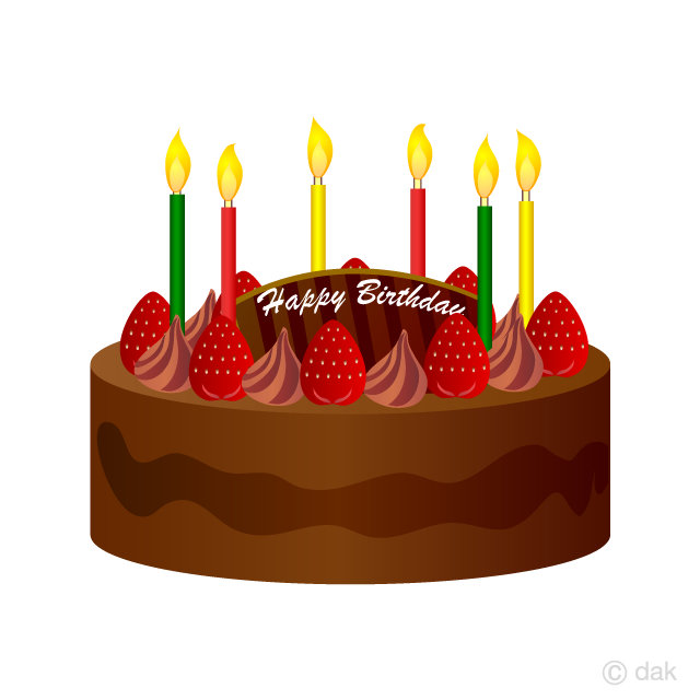 Chocolate Strawberry Birthday Cake