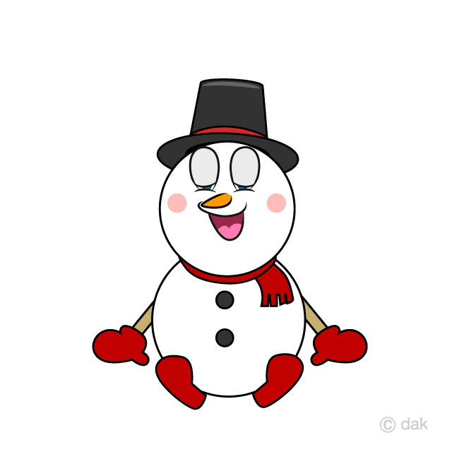 Relaxing Snowman