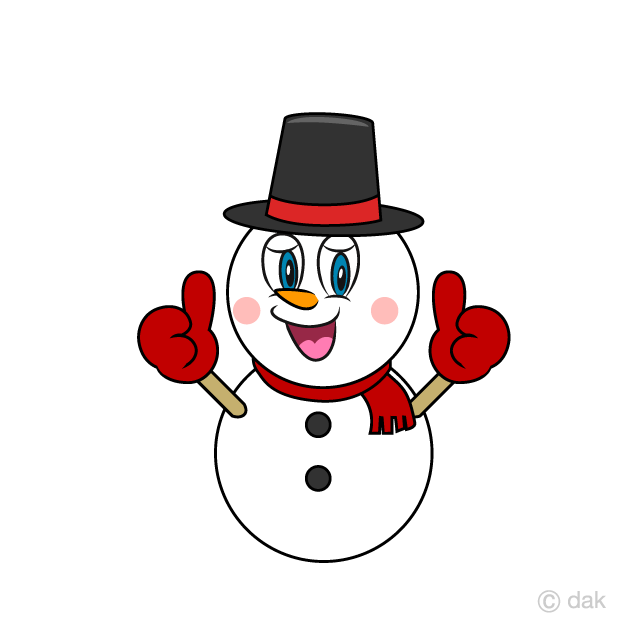 Thumbs up Snowman