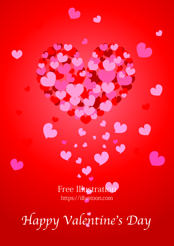 Corazones desbordantes San Valentín