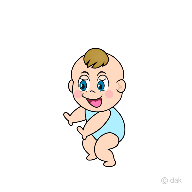 Bebé de pie