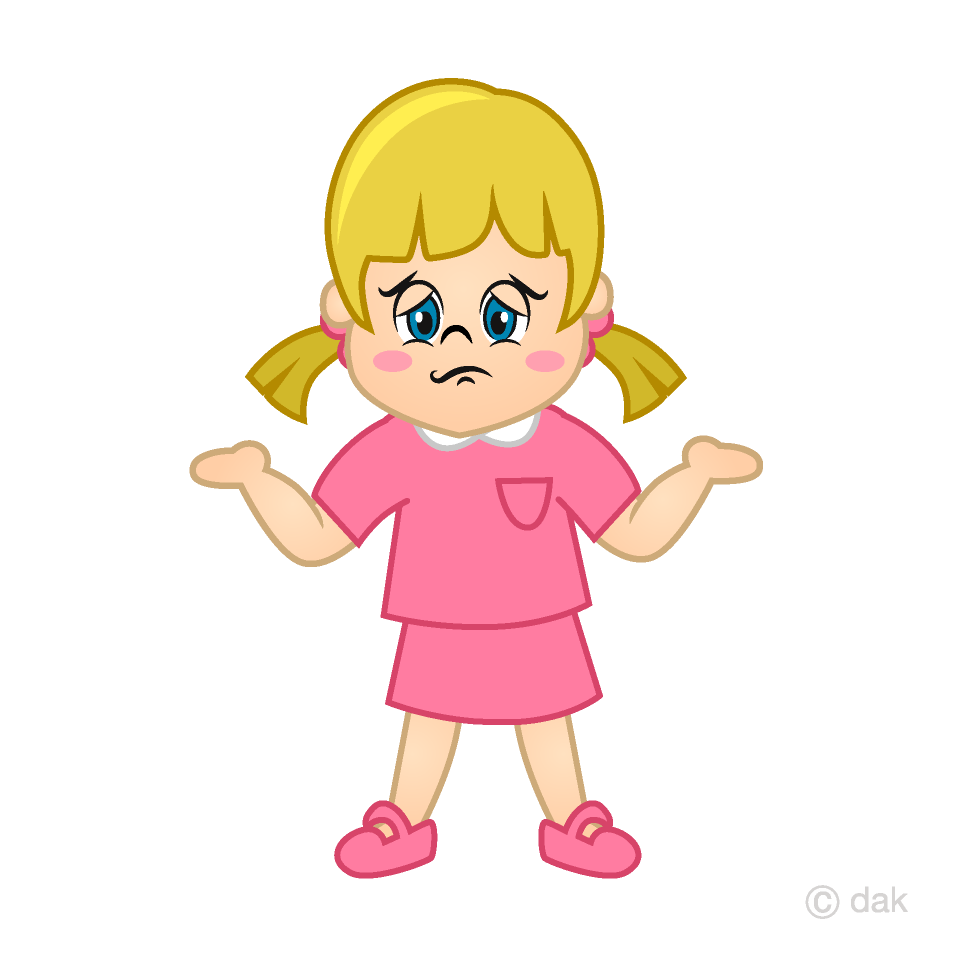 Chica atribulada