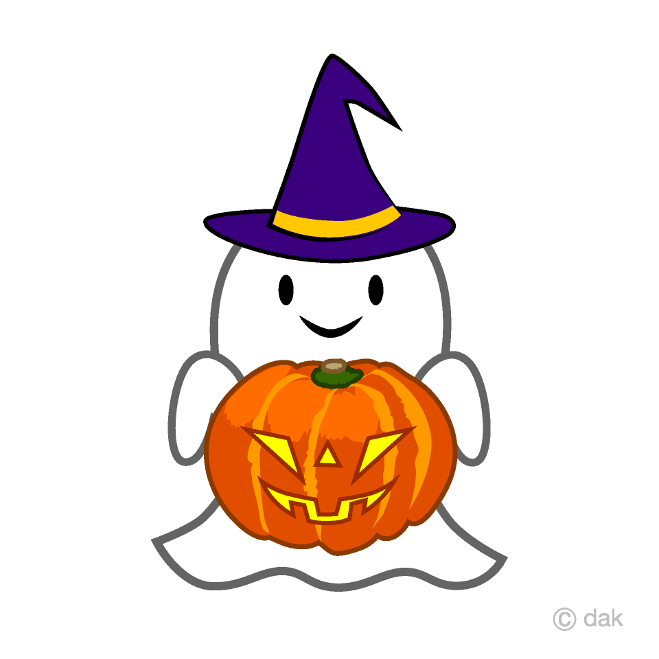 Ghost with Pumpkin