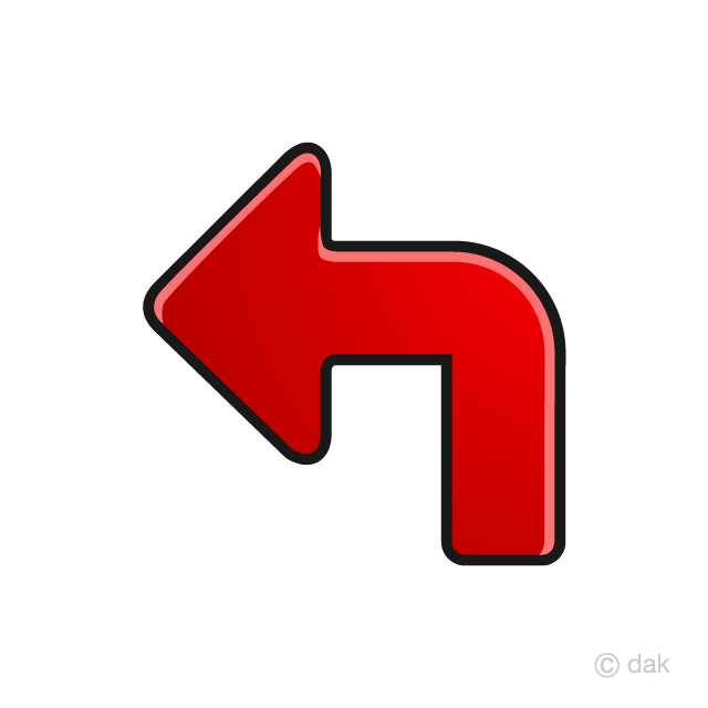 Turn Left Arrow Symbol