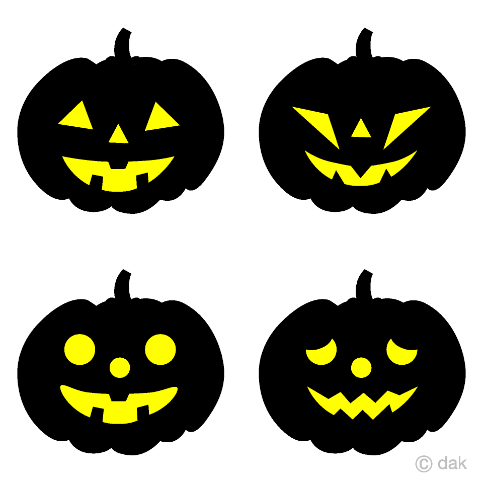 Four kinds of Glowing Pumpkin