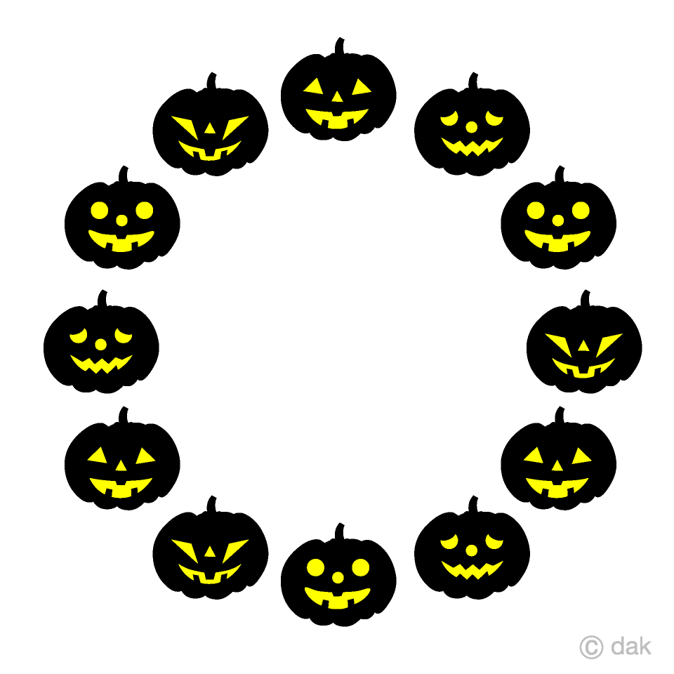 Glowing Pumpkin Wreath